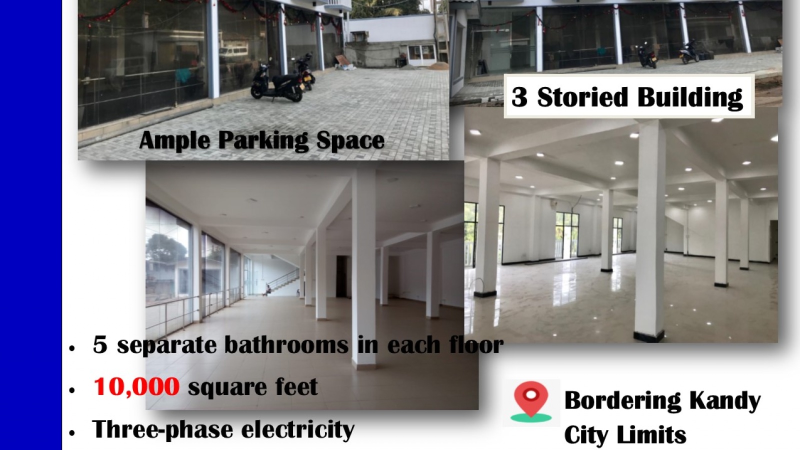 Kandy, Kandy, 3 Rooms Rooms,15 BathroomsBathrooms,Office,For Rent,1101