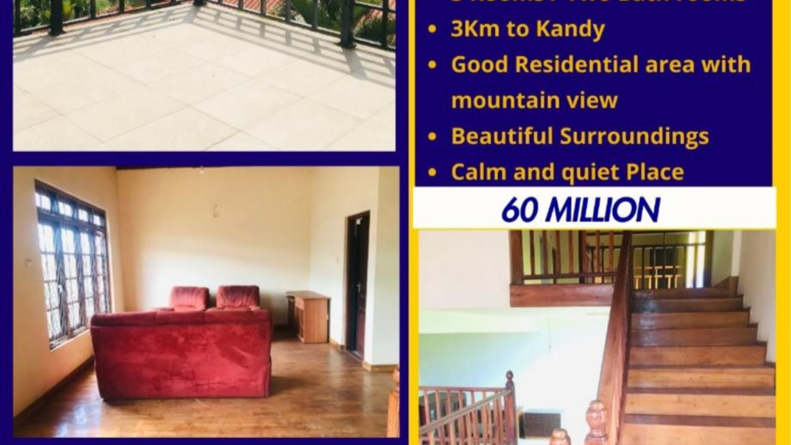 52/1 PERADENIYA ROAD, kandy, Kandy 22000, ,House,For sale,PERADENIYA ROAD,1168