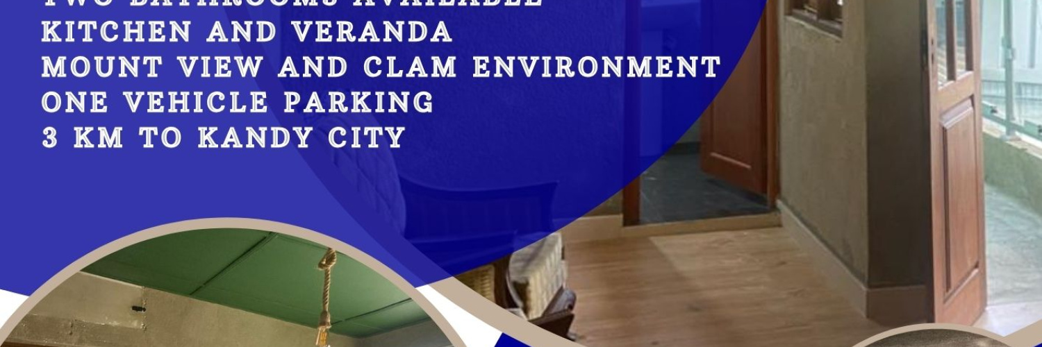 2nd Lane, Aruppola, Kandy, Kandy 20000, 1 Bedroom Bedrooms, ,2 BathroomsBathrooms,Apartment,For Rent, Aruppola,2,1185