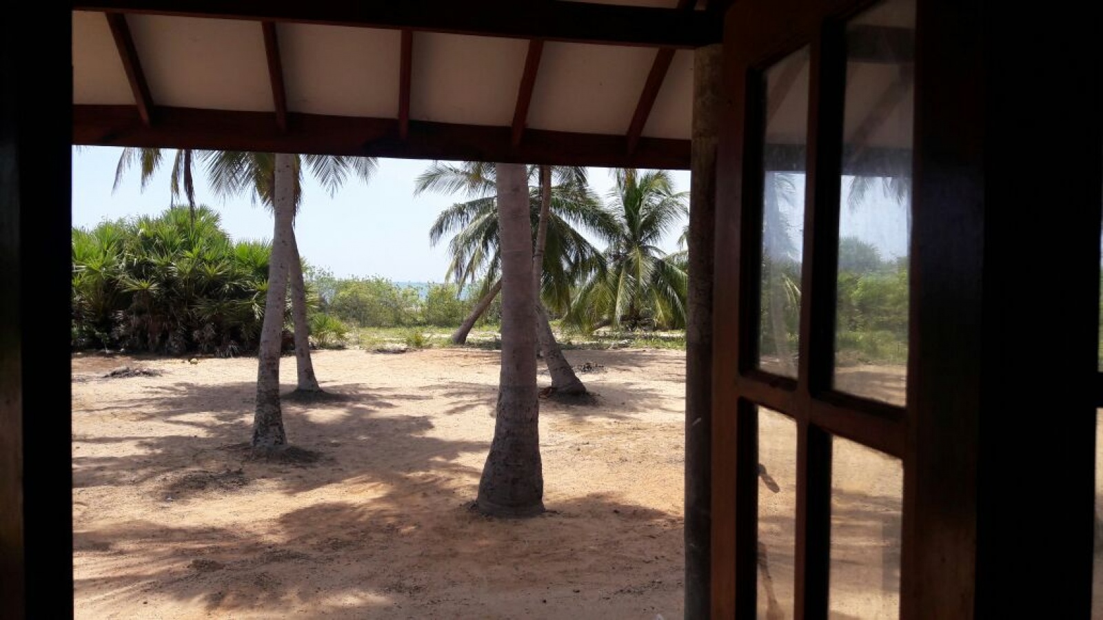 VIEW FROM INSIDE CHALET